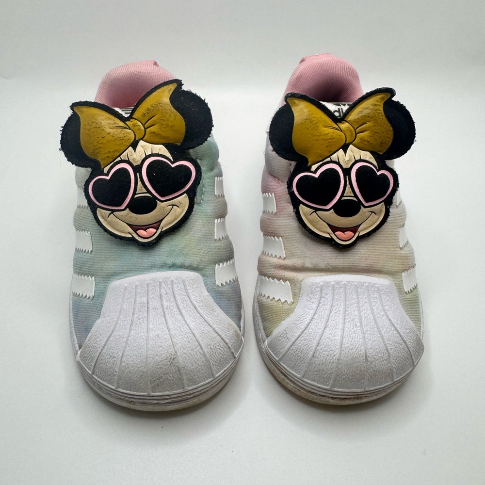 adidas 360 X Minnie Mouse Slip-On Casual Sneakers Girls Toddler Size 5